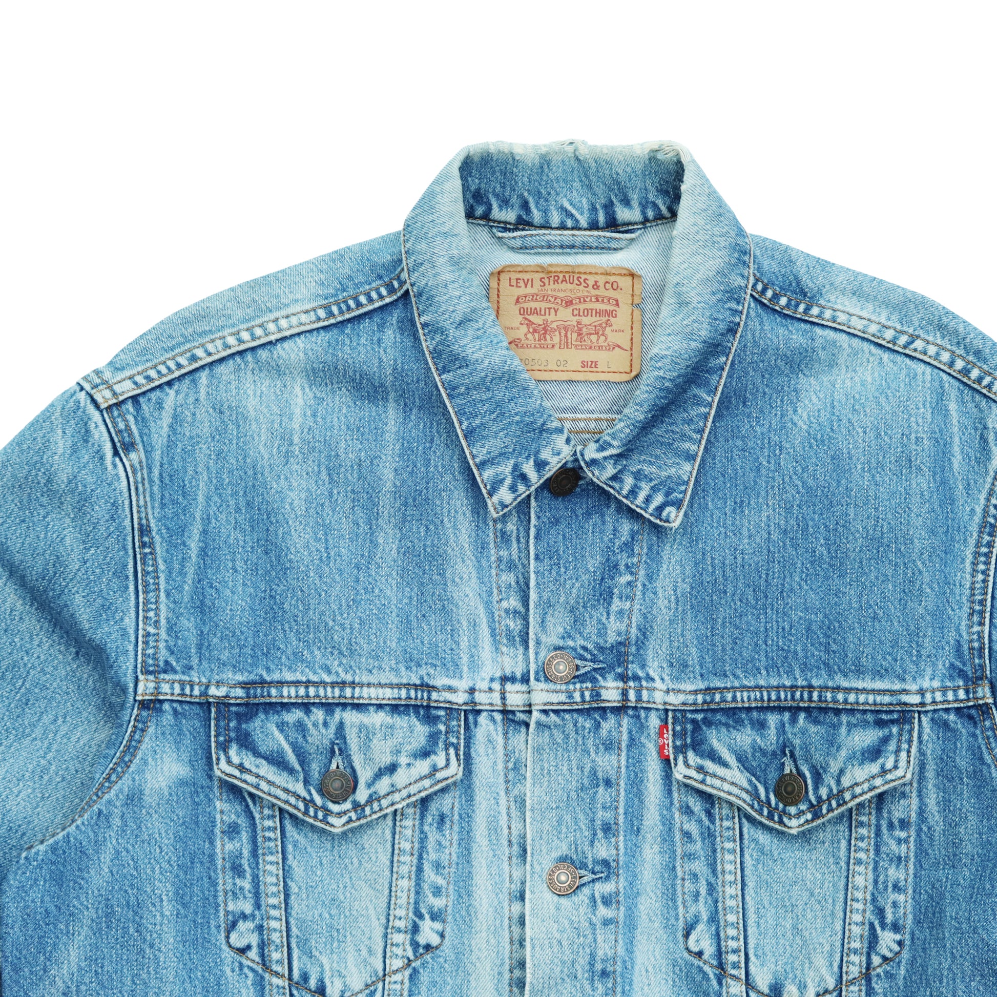 1990s Levi's Denim Jacket Size L