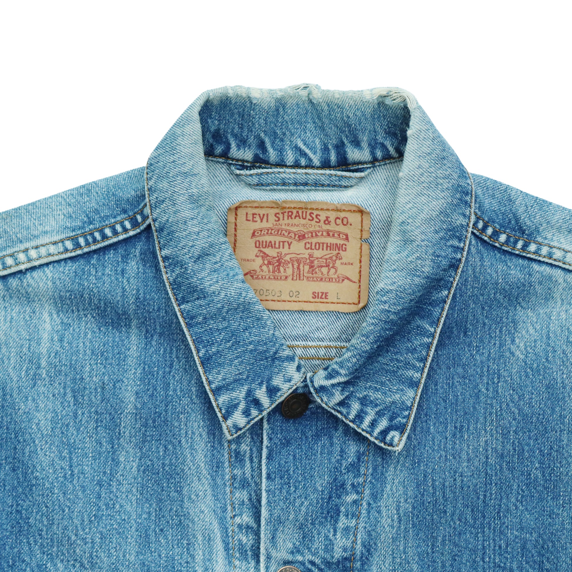 1990s Levi's Denim Jacket Size L